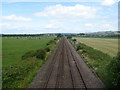 Railway towards Weston-super-Mare