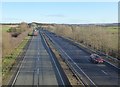 NY9565 : A69 Heading towards Newcastle by Russel Wills
