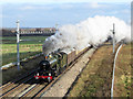 Railtour at Marston footbridge