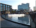 SJ8498 : Piccadilly Gardens before Christmas by Gerald England
