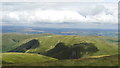 SD6499 : View N from Fell Head towards Uldale Head, Howgill Fells by Colin Park
