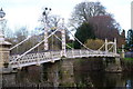 SO5139 : Victoria Bridge, Hereford by John Winder
