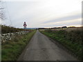 Minor road near to Hillhead of Phingask