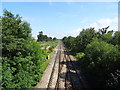 Railway towards Weston-super-Mare