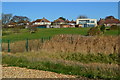 Houses overlooking Southampton Water at Hamble-le-Rice