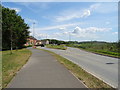 Cycle path beside Churchland Way, West Wick