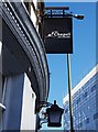 The Chapel Bar & Kitchen (3) - sign and lamp, 3 Lower Mill Street, Kidderminster, Worcs