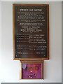 SE7803 : Information Panel inside The Old Rectory, Epworth by David Hillas