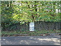 Old milepost beside Barnsley Road (A635)