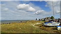 Groynes & foreshore at Lower Island, Whitstable