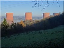 SJ6503 : Cooling towers of Ironbridge Power Station by Philip Halling