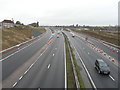 M20 from a new bridge over the motorway