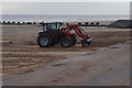 TF5085 : Levelling the sand, North Promenade, Mablethorpe by Ian S
