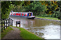 Narrowboat at Meaford Locks in Staffordshire