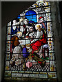 Stained glass window at Wainsgate Baptist Chapel, Old Town, Hebden Bridge