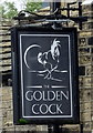 Sign for the Golden Cock, Farnley Tyas