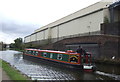 Narrow boat Barred Warbler on the Birmingham Canal