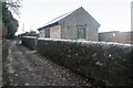 Electricity building, lane in Mount Pleasant, Newburgh