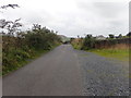 View South on the Barr Road towards the junction with Duburren Road junction