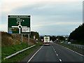 Three Towns Bypass (A78) approaching Pennyburn Roundabout