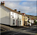 Houses on the north side of Commercial Road, Machen