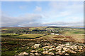 Moorland above East Cot House