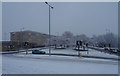 Croft Street, Bradford, in the snow