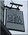 Sign for the Coal Shed, Oldbury