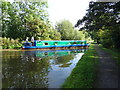 Narrow boat Jasmine on the Shropshire Union Canal