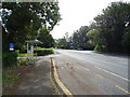 Bus stop and shelter on Chester Road (A41)