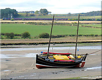 NU2410 : Fishing boat Marean moored at Alnmouth by Andrew Curtis