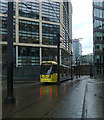 A tram between London Road and Aytoun Street, Manchester