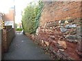 Alleyway between West Grove Road and St Leonards Road, Exeter