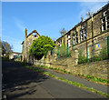 The ruins of Wapping Primary School, Bradford