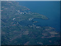 County Down coast from the air