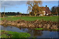 River Dever, looking towards Waterside Cottage