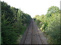 Railway towards Bidston