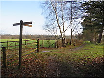 TQ3841 : Public footpaths near Felcourt by Malc McDonald