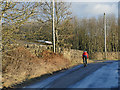 Cyclist on Lee Lane