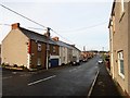 Looking west along the street in Newfield