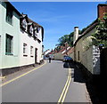 SS9843 : West Street towards the centre of Dunster by Jaggery