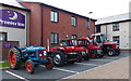 Tractors at the Premier Inn