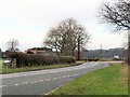 Road junction by Skeeby Grange