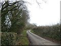 Lane east of Hart Grove Farm