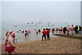 SZ6097 : 2020 New Year's Day Swim at Stokes Bay by Barry Shimmon
