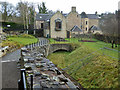 Buildings south of abbey ruins, Jedburgh