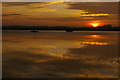 TM3041 : Sunset over the River Deben, Ramsholt by Christopher Hilton