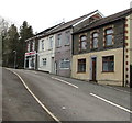 Houses and shop at the eastern end of Maes Mawr Road, Crynant