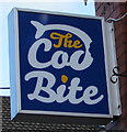 The Cod Bite name sign, Crynant