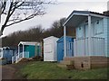 Beach Huts at Coldingham Sands